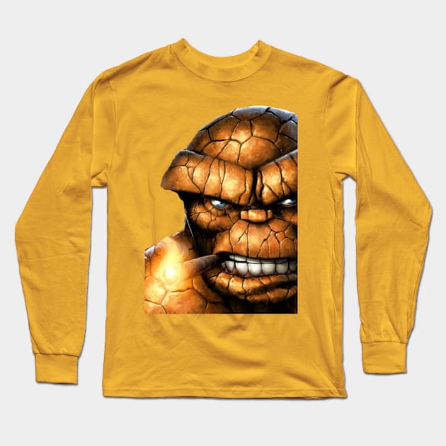 Blue Eyed Thing Long Sleeve T-Shirt by Hulk